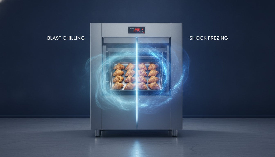 Blast Chilling vs Shock Freezing: A Technical Comparison for Industrial Kitchens