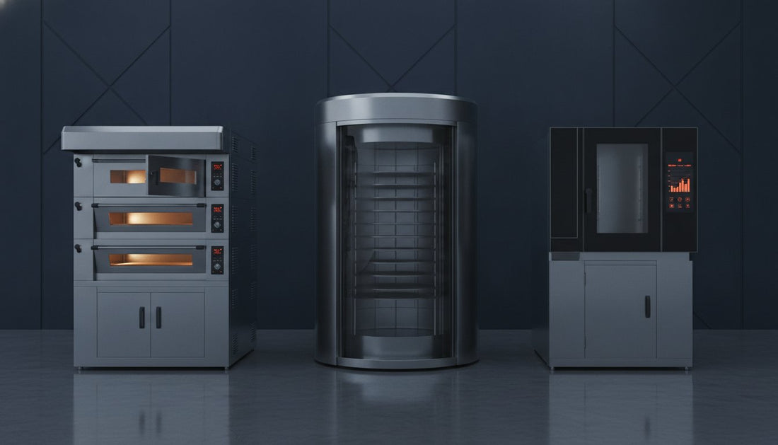 Deck Oven vs Rotary Oven vs Combi Oven: Industrial Baking Comparison 2026