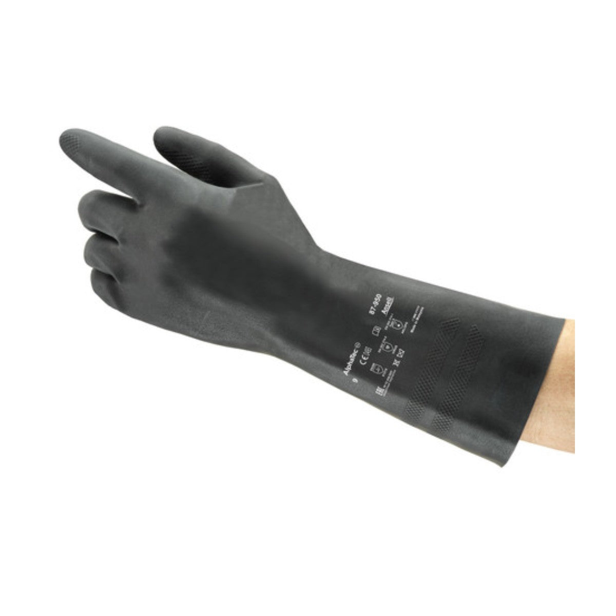 Ansell Extra 87-950 Long-Cuff Latex Glove