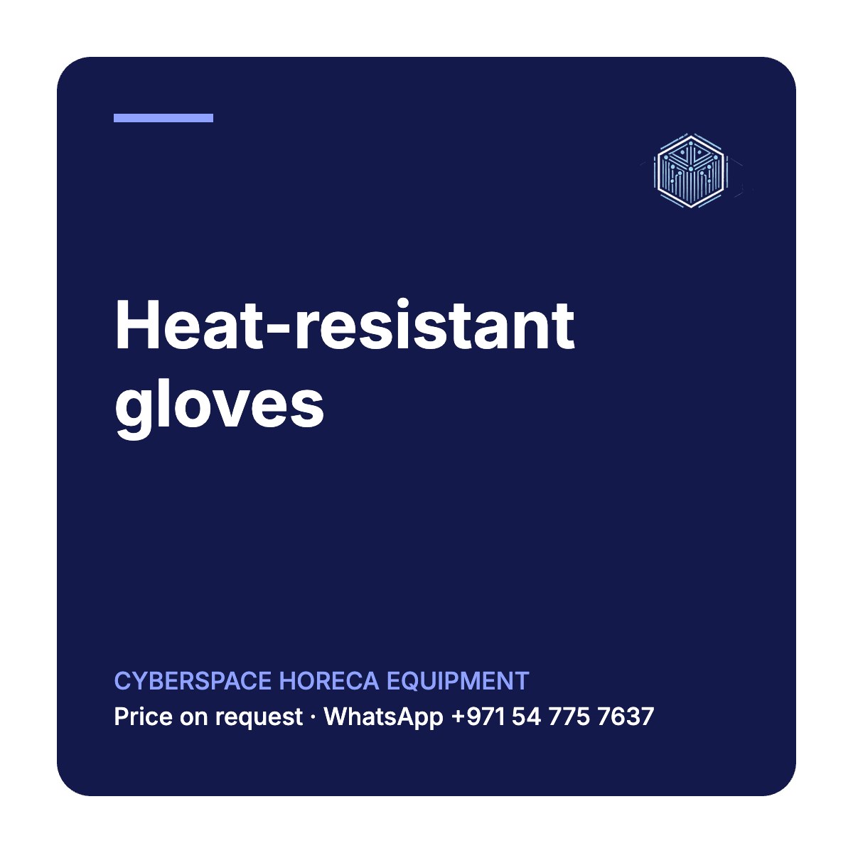 Kitchen Oven Mitt – Heat to 250 °C (pair)